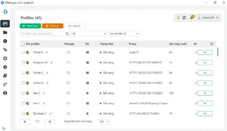 GPM là phần mềm dễ bị crack