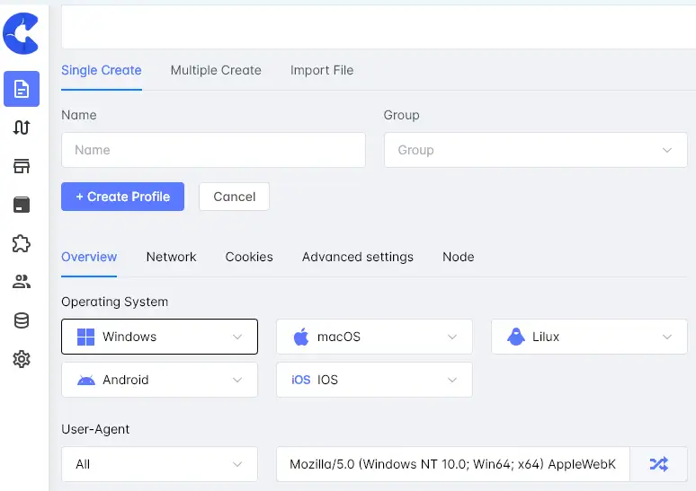 Hướng dẫn setup các thông số browser fingerprint cho profile Gemlogin