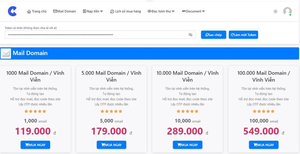 Gem MMO-Website cung cấp tài nguyên email chất lượng từ Gemlogin