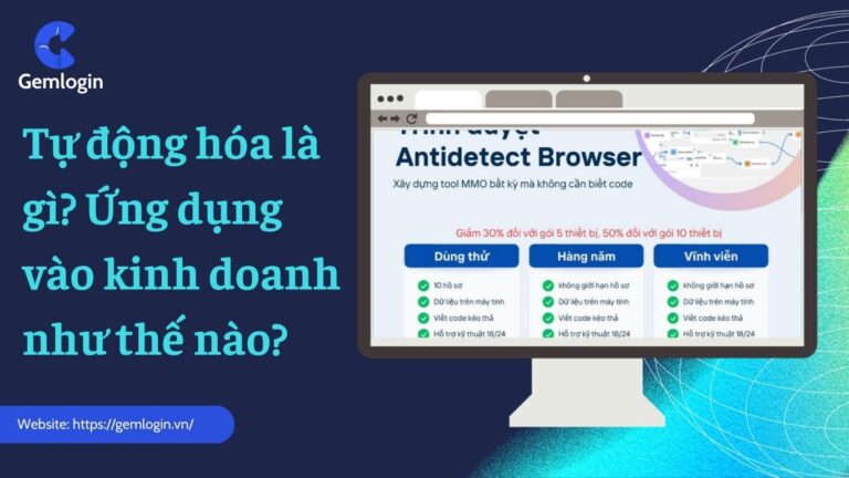 Tự động hóa là gì? Ứng dụng vào kinh doanh như thế nào?