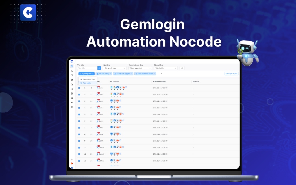 GemLogin Free: Solución eficaz para crear perfiles antidetección