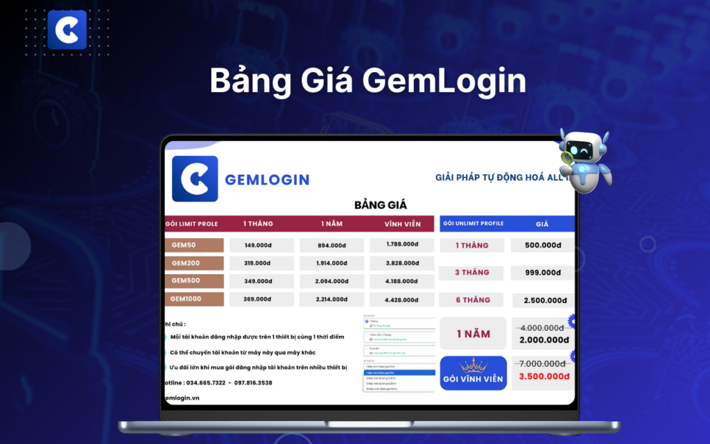 gemlogin 价格表