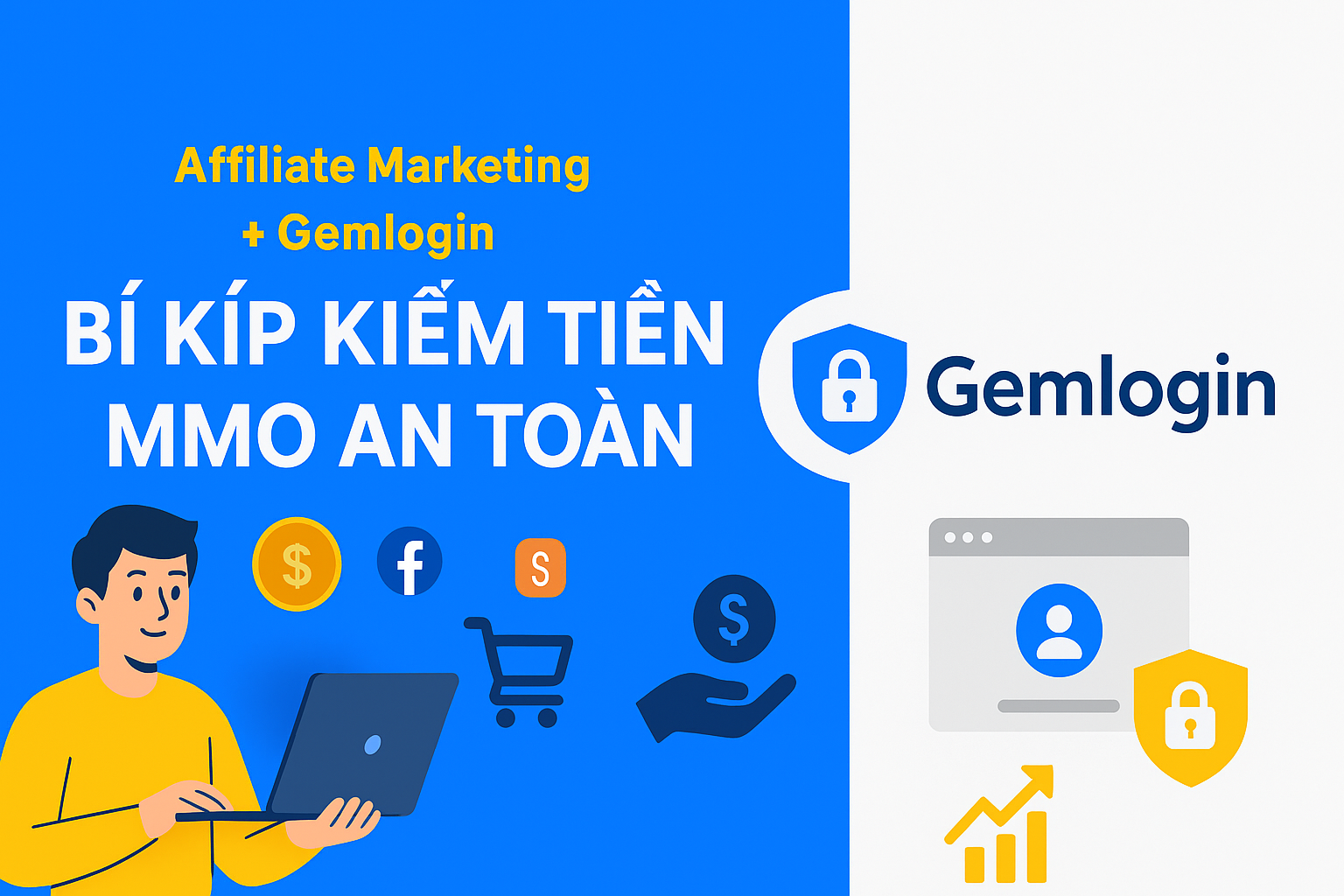 Gane dinero con el marketing de afiliación con Gemlogin: Caso práctico para principiantes