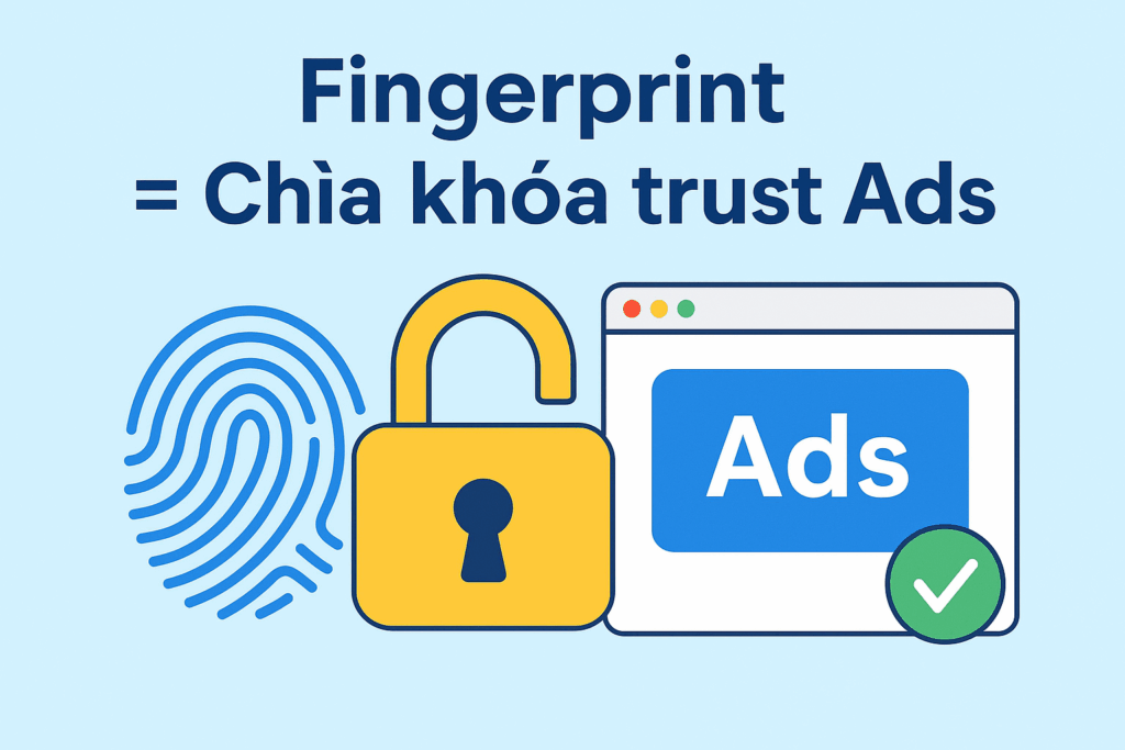Impact of Fingerprint on Trust Rate of Ads Account