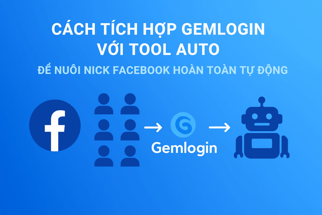 : “How to Integrate Gemlogin with Auto Tool to Fully Automatically Grow Facebook Accounts”