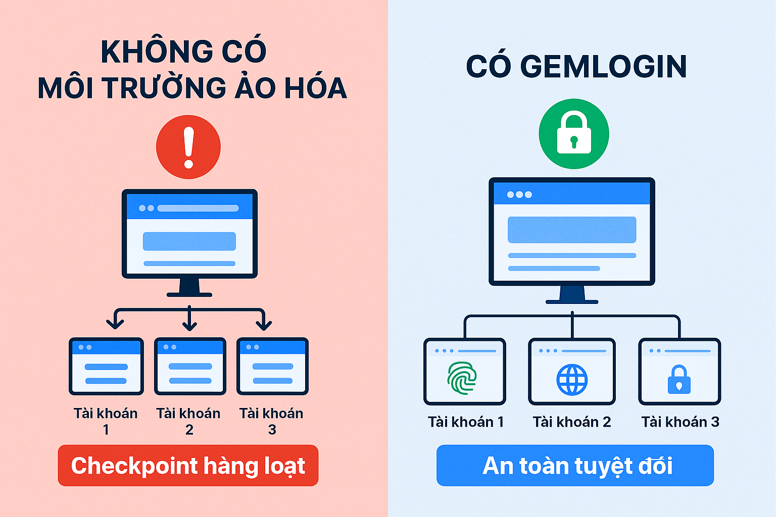 Môi Trường Ảo Hóa Là Gì? Cách Gemlogin Tạo Ra Trình Duyệt Độc Lập An Toàn Cho Tài Khoản MMO